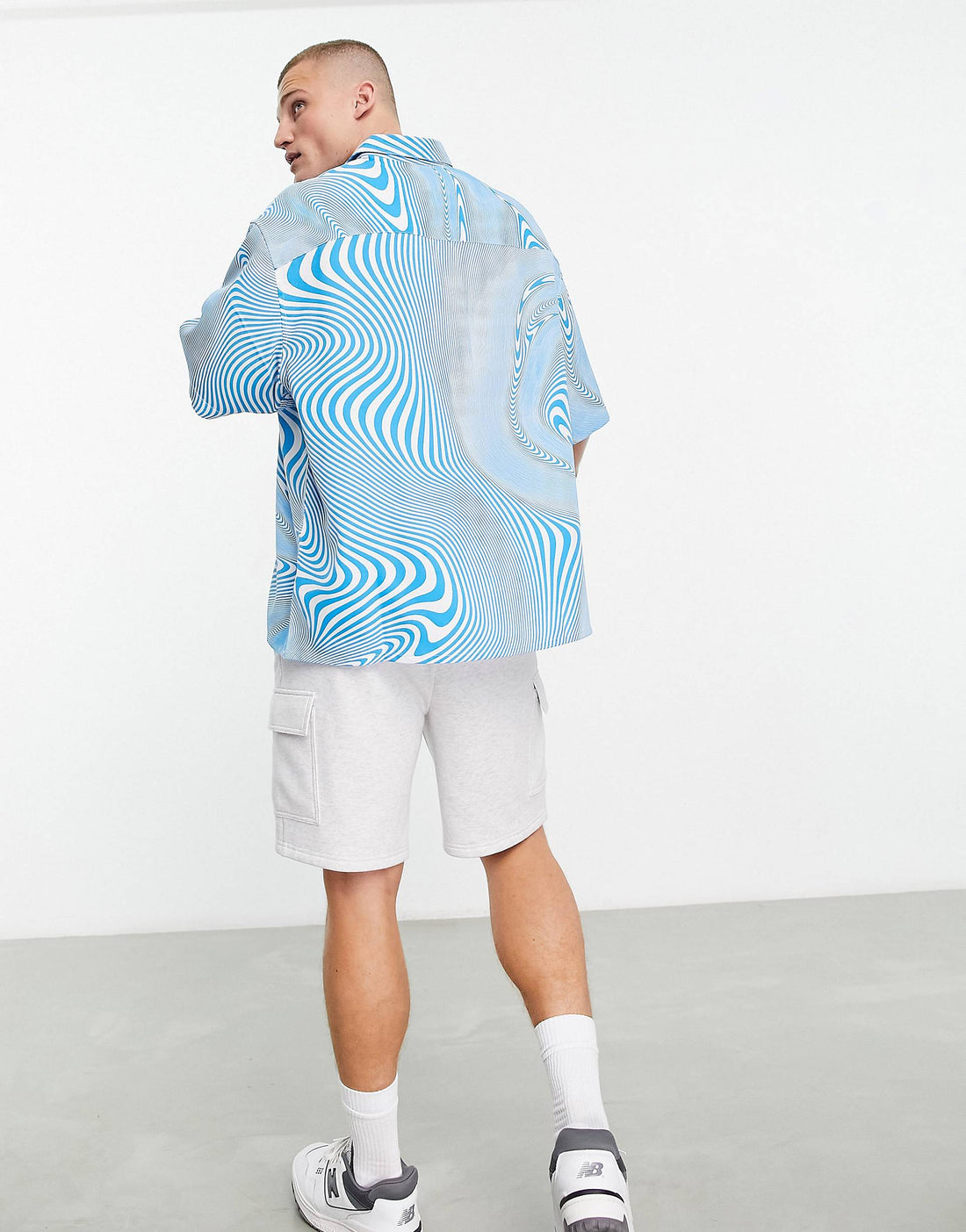 Swirl print shirt